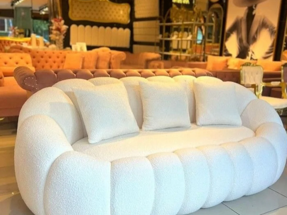 Maldive Pumpkin 3-Seater Couch