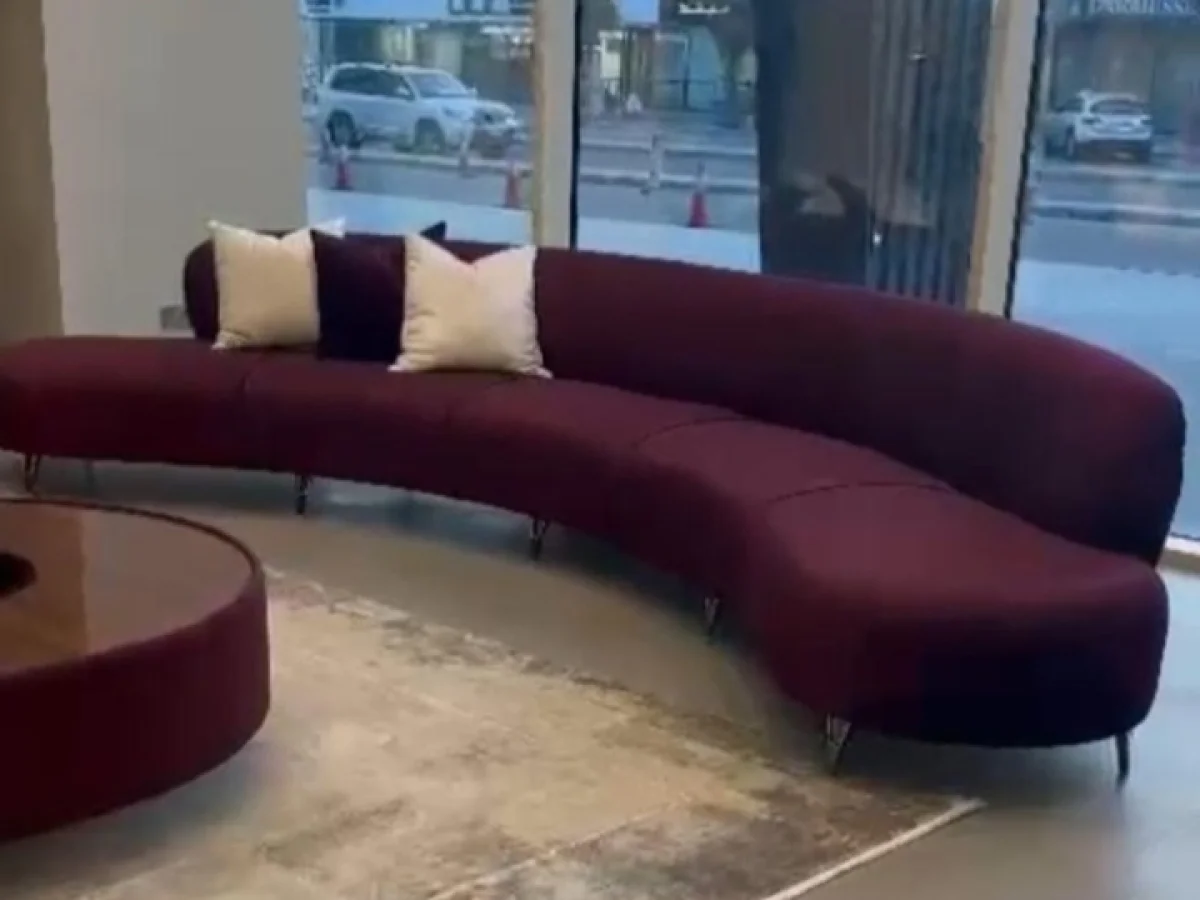Venus Curved 5-Seater Couch