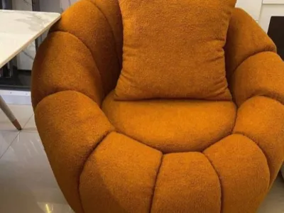 Chanel Pumpkin Accent Chair