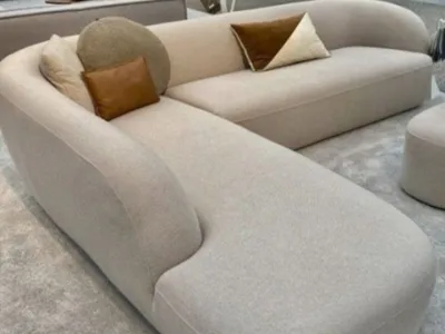 Sylvera Curved L-Shaped Couch